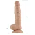 Lovetoy Real Extreme - dildo med sugekop - 21 cm (hudfarvet)