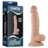 Real Extreme - dildo med sugekop og testikler til G-punktet - 19 cm (hudfarvet)
