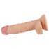 Lovetoy Real Extreme - sugekop G-punkt dildo med kugler - 19cm (naturlig)