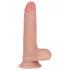 Lovetoy Nature Cock - realistisk dildo med dobbelt lag - 18cm - hudfarvet