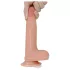Lovetoy Nature Cock - realistisk dildo med dobbelt lag - 18cm - hudfarvet