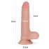 Lovetoy Nature Cock - naturligt og realistisk dildo - 18cm
