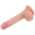 Lovetoy Naturcock - realistisk dildo med sugekop - 21cm (natur)