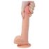 Lovetoy Naturcock - realistisk dildo med sugekop - 21cm (natur)