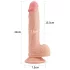 Lovetoy Nature Cock - realistisk dildo med sugekop - 21cm - natur