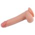 Lovetoy Nature Cock - Realistisk dildo i to lag - 20 cm (naturlig)