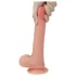 Lovetoy Nature Cock - realistisk dobbeltlags dildo - 20cm - natur