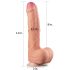 Lovetoy Natur Penis - realistisk lagdelt dildo 28cm (natur)