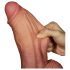 Lovetoy - Naturtro dobbeltlag dildo 26cm