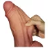 Lovetoy - realistisk dildo - dobbeltlag - 26cm natur
