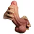 Lovetoy - realistisk dildo - dobbeltlag - 26cm natur