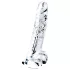Lovetoy Flawless Clear - dildo med sugekop - 19 cm (gennemsigtig)