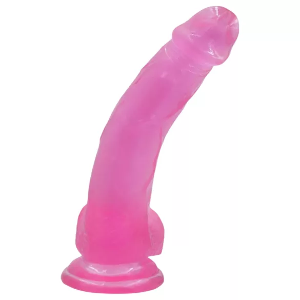 Lovetoy Jelly Studs - dildo med sugekop - 20 cm - pink