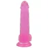 Lovetoy Jelly Studs - dildo med sugekop - 20 cm - pink