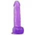 Lovetoy - dildo med sugekop - realistisk - 20cm lilla
