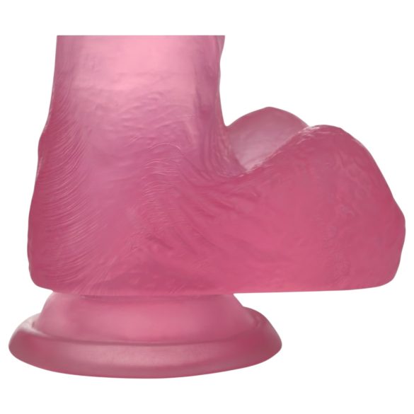 Lovetoy Jelly Studs - sugekop dildo - 15 cm (pink)
