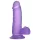 Lovetoy Jelly Studs - dildo med sugekop - 15 cm - lilla