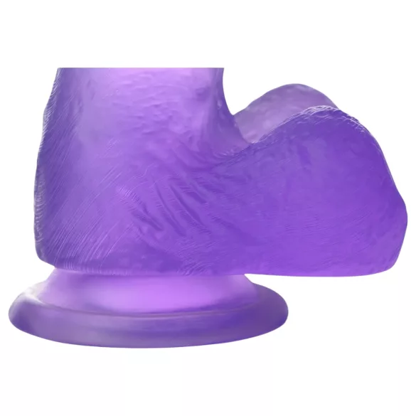 Lovetoy Jelly Studs - dildo med sugekop - 15 cm - lilla