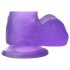 Lovetoy Jelly Studs - sugekop-dildo - 15 cm (lilla)