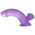 Lovetoy Jelly Studs - sugekop-dildo - 15 cm (lilla)