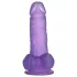 Lovetoy Jelly Studs - dildo med sugekop - 15 cm - lilla