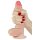 Lovetoy Sliding-Skin - Todelags dildo - 18cm (naturlig)