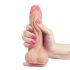 Lovetoy Sliding-Skin - Todelags dildo - 18cm (naturlig)