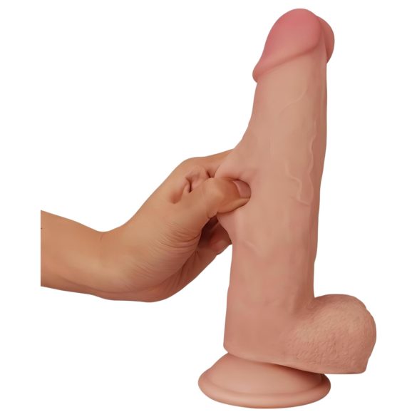 Lovetoy Sliding-Skin - tolagskind-dildo - 21cm (naturlig)