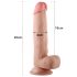 Lovetoy Sliding-Skin - tolagskind-dildo - 21cm (naturlig)