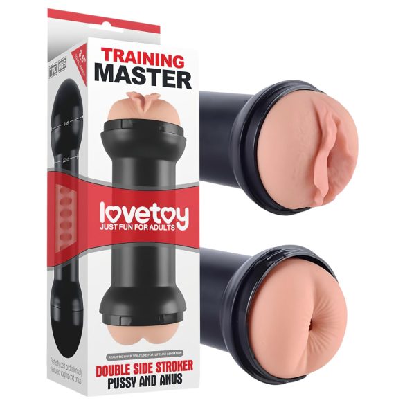 Lovetoy - vagina og anus masturbator (natur)