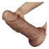 Lovetoy Chubby - realistisk dildo med sugekop - 25cm - natur