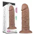 Lovetoy Chubby - realistisk dildo med sugekop - 25cm - natur