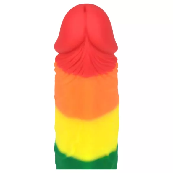 Lovetoy Prider 7.0 - realistisk dildo - 19 cm (regnbuefarvet)
