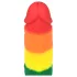 Lovetoy Prider 7.0 - realistisk dildo - 19 cm (regnbuefarvet)