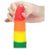 Lovetoy Prider 7.0 - realistisk dildo - 19 cm (regnbuefarvet)