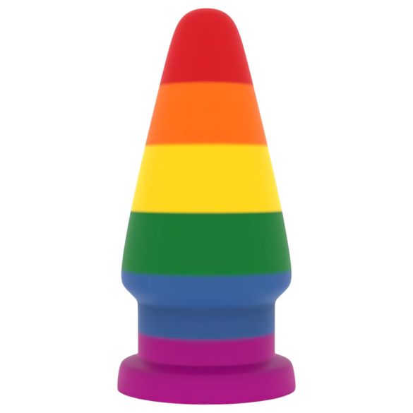 Lovetoy Prider - anal plug - 15cm (regnbuefarvet)