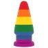 Lovetoy Prider - anal plug - 15cm (regnbuefarvet)