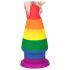 Lovetoy Prider - anal plug - 15cm (regnbuefarvet)