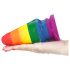 Lovetoy Prider - anal plug - 15cm (regnbuefarvet)