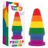 Lovetoy Prider - anal plug - 15cm (regnbuefarvet)