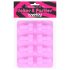 Penisformet isterningbakke (pink)