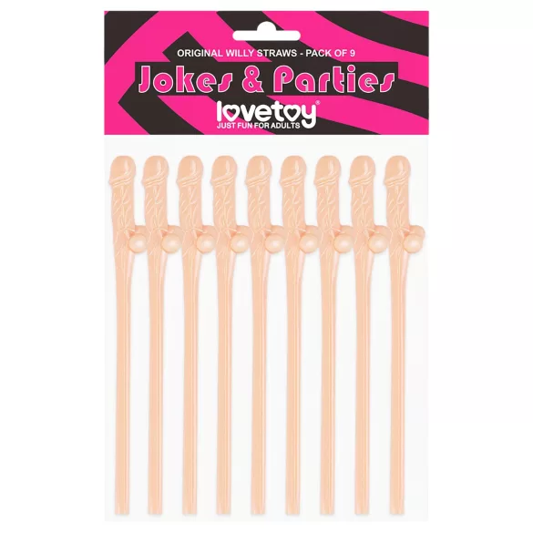 Lovetoy - realistisk penis sugerør - natur