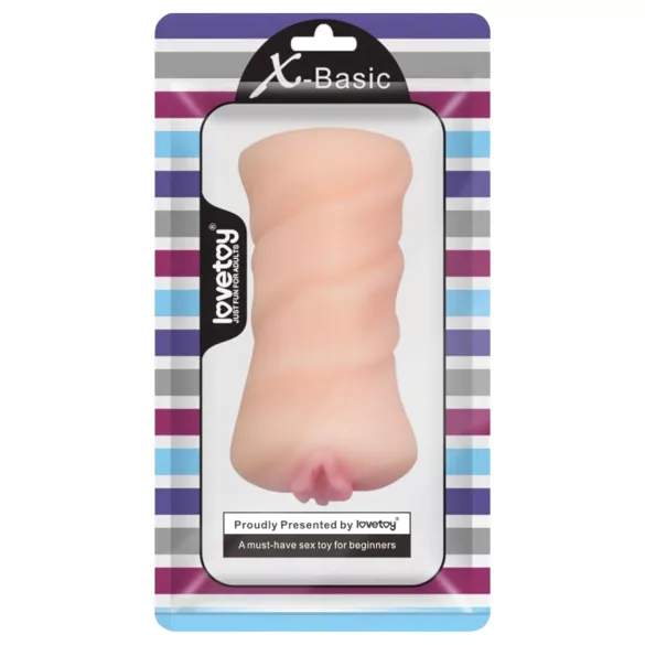 Lovetoy X-Basic - kunstskede masturbator (hudfarvet)