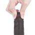 Lovetoy Sliding-Feel - Dobbelt lag dildó - 18cm (brun)