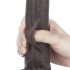 Lovetoy Sliding-Skin - Dobbeltdildo, 23 cm, brun
