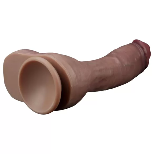 Lovetoy Nature Cock - realistisk dildo - dobbeltlag - 26cm - natur