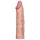 Lovetoy Pleasure X-tender - penissleeve - forlængelse 19cm - naturfarvet