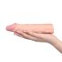 Lovetoy Pleasure X-tender - 19 cm penisovertræk (natur)