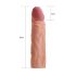 Lovetoy Pleasure X-tender - 19 cm penisovertræk (natur)