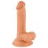 Mr. Rude - Livagtig dildo m. sugekop - 17 cm (natur)
